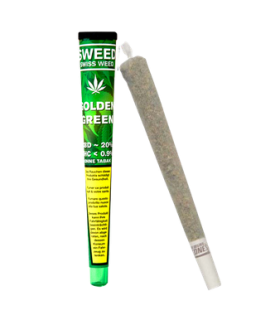 Sweed Golden Green Pre-Roll CBD Joint Indoor 1