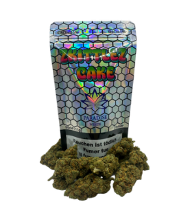 Paradise Weeds Zkittlez Cake CBD Flower Indoor