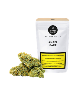 Qualicann Angel Cake CBD Blüten Indoor