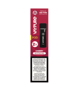 Pure Cherry Vaypure Pre-Filled CBD Pods 1