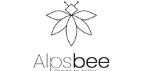 Logo Alpsbee, marque d'huiles de CBD et de tisane au chanvre