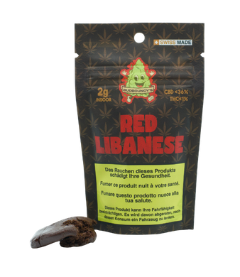 BudBouncy Red Lebanese CBD Hash 1