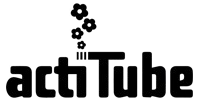 Logo actiTube, marque de filtres à charbon actif