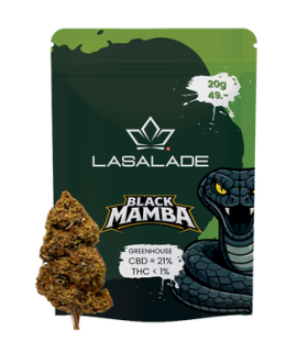 La Salade Black Mamba Fleur de CBD Greenhouse