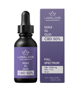 La Salade Huile de CBD Naturelle 50% à Spectre Complet